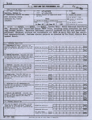 Airman Performance Report - 16 Mar 1969  to 29 Jun 1969 (front)