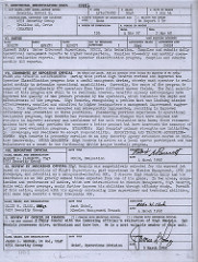 Airman Performance Report - 04 Mar 1967 to 03 Mar 1968 (back)