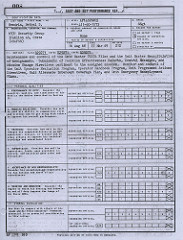 Airman Performance Report - 16 Aug 1968 to 15 Mar 1969 (front)